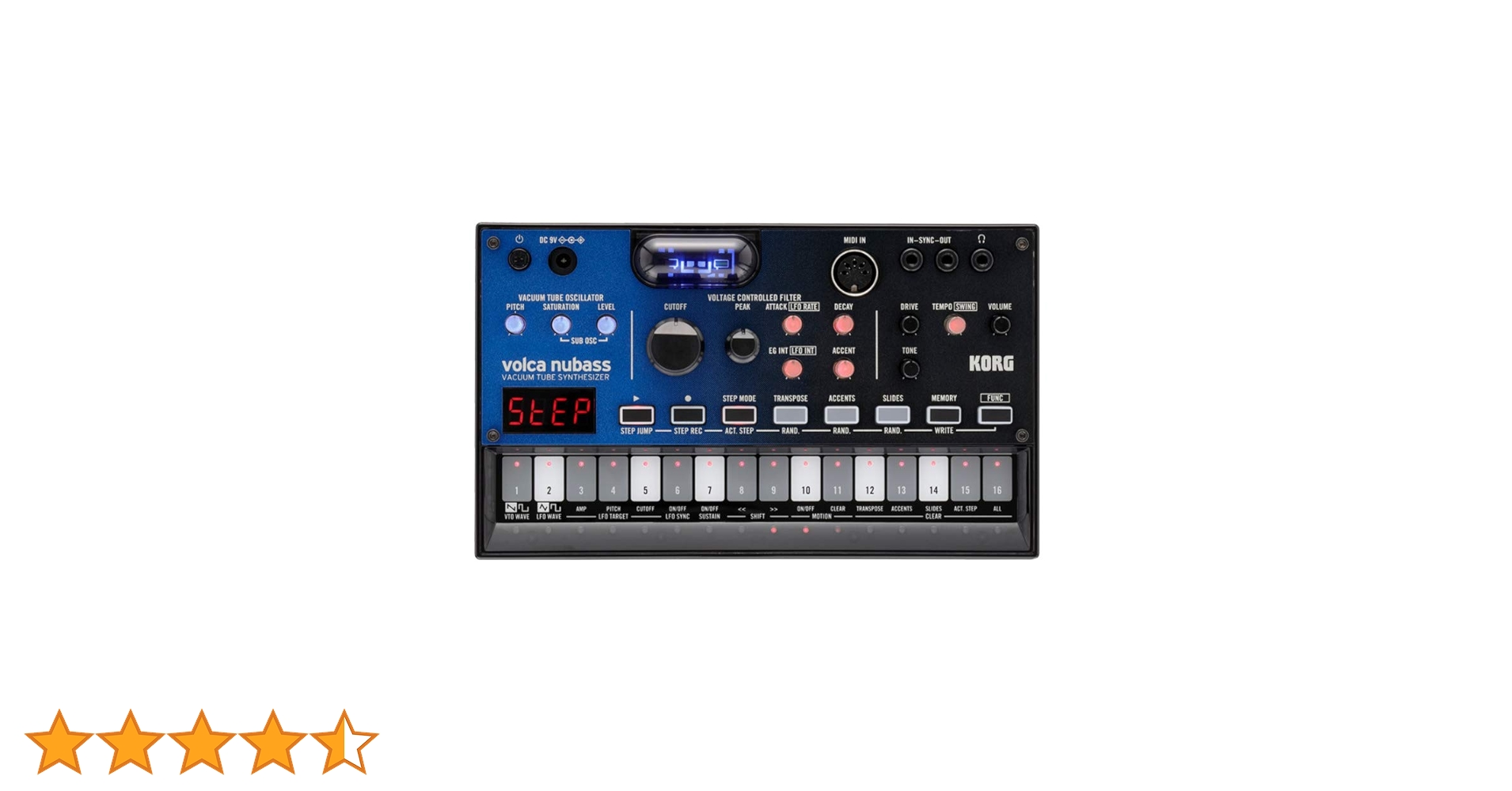 KORG volca nubass アナログシンセサイザー ACIDベース Amazon.co.jp: KORG シンセサイザー ベースマシン volca nubass 真空管